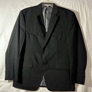 Perry Ellis Modern Fit Black Suit Jacket 43R